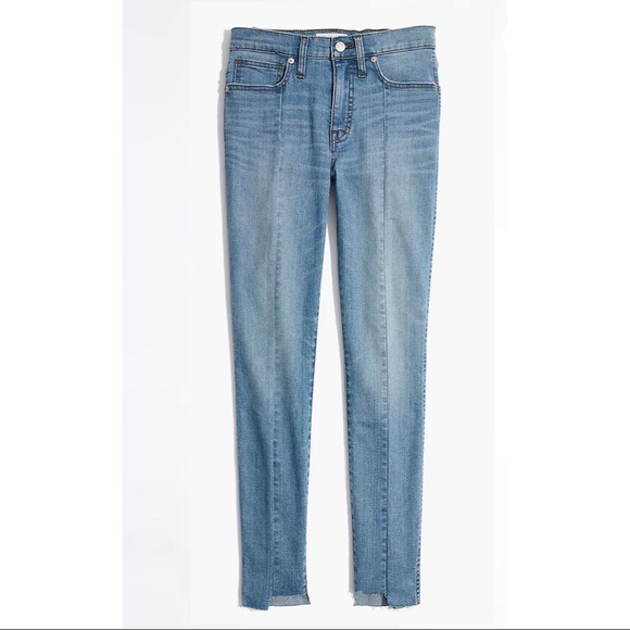 Madewell High Rise Skinny Jeans Seamed Step Hem 24 - Picture 2 of 10